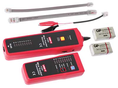 UNI-T UT682 - Johtotesteri puhelin/ethernet RJ11/RJ45 - Korjaamotesterit ja mittausvälineet - 1711-UT682 - 1