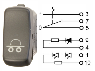 KATK. 0-1 MERKKIV. TELIKEVENNIN # - Katkaisijat, merkkikohtaiset - 1045-0610052 - 1