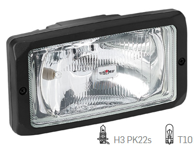 KAUKOVALO 242X133MM, PARKILLA - Halogen-lisävalot - 1606-27212 - 1
