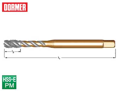 KONEKIERRETAPPI M12 POHJAR. - Kierteitys: konetapit - 1725-22EX00M12 - 1