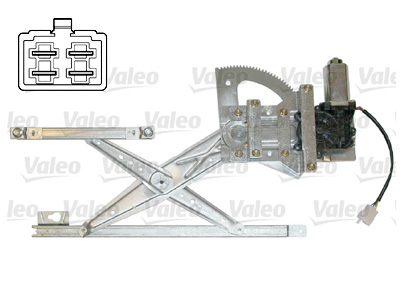 LASINNOSTIN TÄYD. ETU VAS. CIVIC 4-OV. 95-06 - Lasinnostimet - 1563-850542 - 1