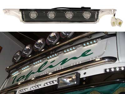 LED-KATTOKILPIVALO ' BLUE' SCANIA TOPLINE # - Ohjaamo äärivalot - 1645-2972 - 1