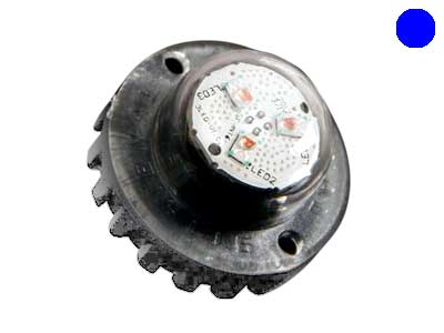 LED-MAJAKKA/VAROITUSVALO SININEN 12/24V # - LED-tasovilkku - 1603-300642 - 1