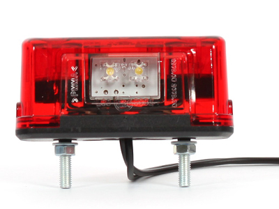 LED-REKISTERIVALO 12/24V PUNAINEN - PIENI - LED-Rekisterivalot - 1606-27822 - 1