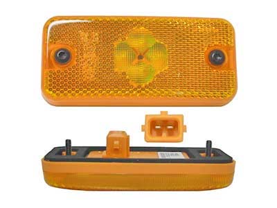 LED-ÄÄRIVALO KELT. VOLVO BUS 4-LED - Keltaiset äärivalot - 1608-5032 - 1