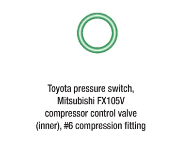 O-RENGASSARJA SIS 10 KPL - Ilmastoinnin huolto-osat, O-renkaat - 1352-568012 - 1