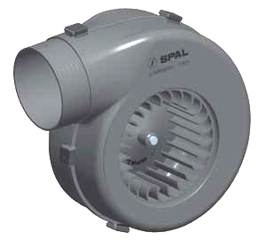 PUHALLIN SPAL 12V 1-NOP/ 159X210X208MM / 163W / LL - Puhallinmoottorit ja vastukset ym - 9000-30001002 - 1