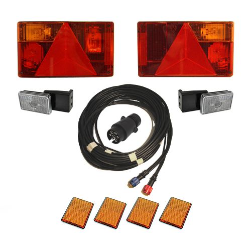 Peräkärryn valosarja Jokon 595 - 9m 7-nap - Halogen perävaunuvalaisimet - 56152 - 1