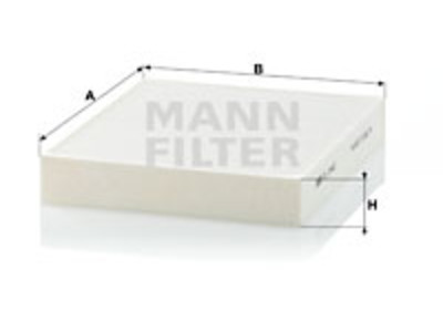 RAITISILMASUODATIN MANN, OPEL - Raitisilmasuodattimet - 1482-CU2442 - 1