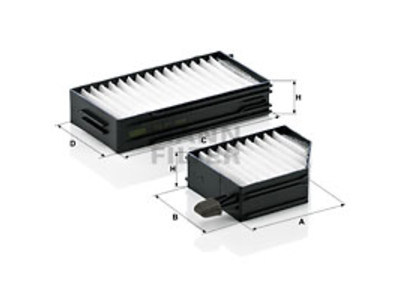 RAITISILMASUODATIN MANN, SUBARU - Raitisilmasuodattimet - 1482-CU21002-2 - 1