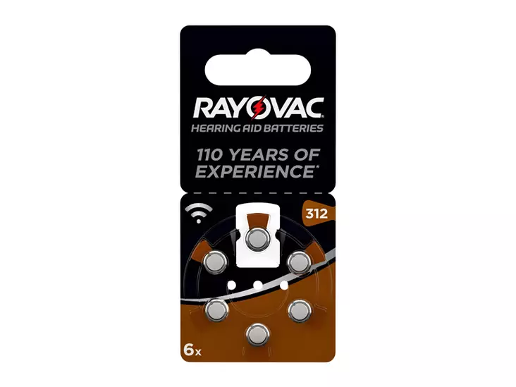 RAYOVAC 312 KUULOKOJEPARISTO 6 KPL - Erikoisparistot - 1811-8774132 - 2
