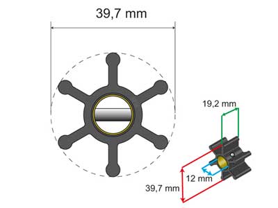 SIIPIPYÖRÄ HD - Veneen siipipyörät - 1798-0601002 - 1