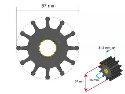 SIIPIPYÖRÄ HD - Veneen siipipyörät - 1798-0601012 - 1
