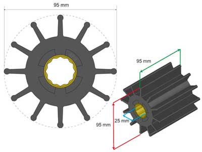SIIPIPYÖRÄ HD - Veneen siipipyörät - 1798-0602032 - 1