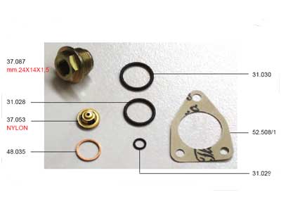 SIIRTOP.KORJ. SRJ - Polttoaineen ylivuotoletkusarja - 37082 - 1