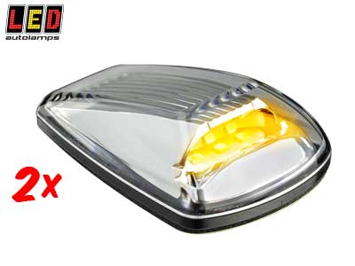 SIVUVILKKU PARI CAT6 KIRKAS LASI - Etu- ja sivuvilkut LED - 1614-77ACM2 - 1