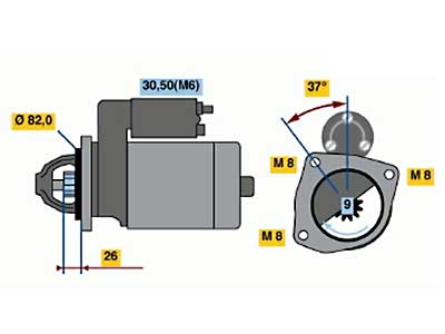 STARTTI FIAT/PSA 3,0HDI - Startit - 0001109302 - 1