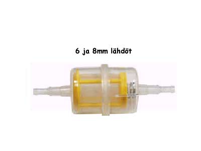 YLEIMALLI POLTTOAINESUODATIN LETKUNVÄLIIN 6/8MM LETKULLE - Suodatinkannet ja suodattimet - 55002 - 1