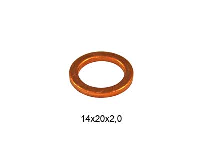 SUUTTIMEN POHJATIIVISTE 14X20X2,0 - O-renkaat, stefat, tiivisteet - 52342 - 1