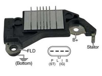 SÄÄDIN DELCO 19009702 - Lataus-säädin - 2006-1512 - 1