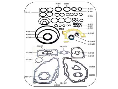 TIIVISTESARJA CAT-6V4780# - Tiiviste ja korjaussarjat - 60072 - 1