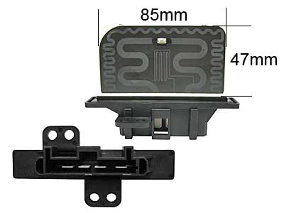VASTUS NISSAN ALMERA N15 95-00 - Puhallinmoottorit & vastukset merkkihaku - 9031-1652 - 1