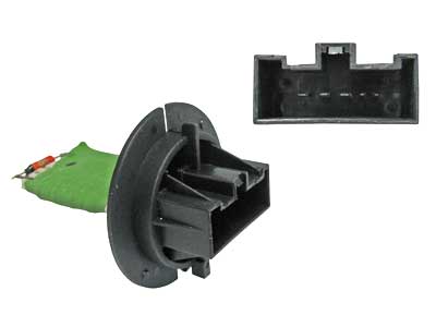 VASTUS P-307 00-04 MUSTA PISTOKE - Puhallinmoottorit & vastukset merkkihaku - 9043-1812 - 1