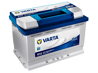 Varta E12 Blue Dynamic käynnistysakku 12V 74Ah 680A +/- - VARTA käynnistysakut - 1810-E12 - 1