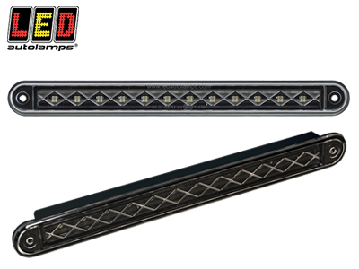 YHDISTELMÄVALO: TAKA/JARRU/VILKKU, ERITYISKAPEA- MUSTA - 12V - LED-takavalot, muut muodot - 1614-235BSTI12 - 1