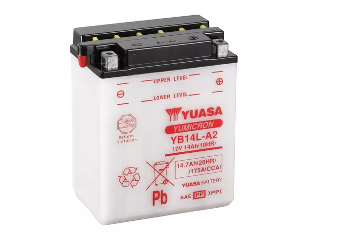 YUASA MP-AKKU 12V 14,7AH YB14L-A2 -/+ - Yuasa Mp-akut - YB14L-A2 - 1