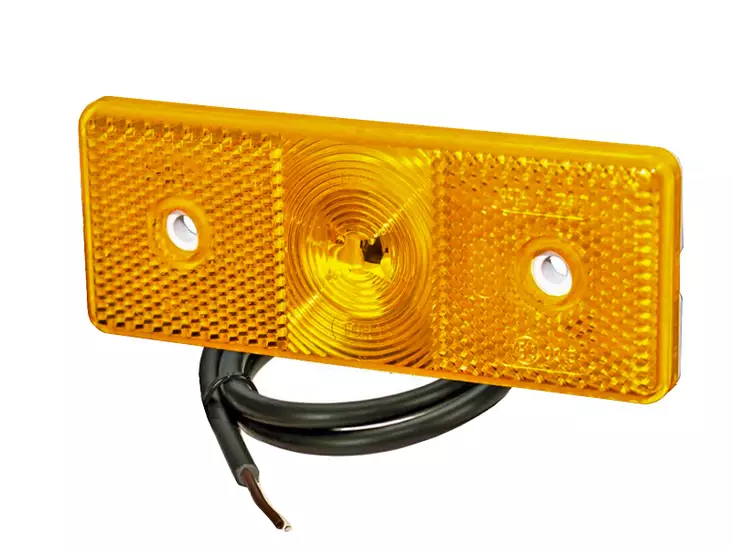 LED-ÄÄRIVALO KELTAINEN 12V 120X45MM ADR - MB - Keltaiset äärivalot - 1608-4782 - 2