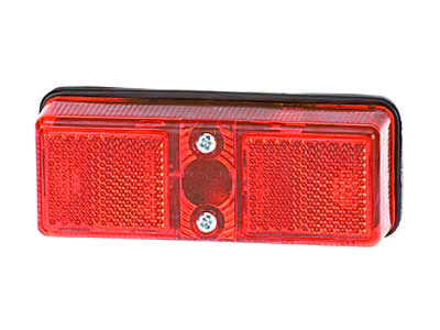 Talmu 1124-102 halogen äärivalo punainen - 114x45x30mm - Punaiset äärivalot - 342100-102 - 1