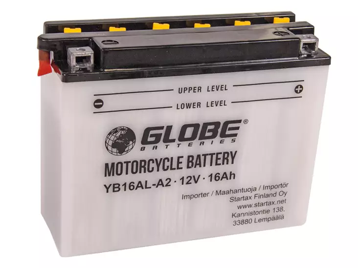 GLOBE 12V 16AH 205X70X162 -/+ 190A (EN) - Euroglobe Mp-akut - 1805-YB16AL-A2 - 2