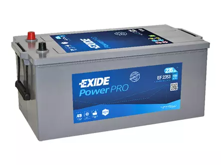 Exide EF2353 PowerPro käynnistysakku 12V 235Ah 1300A +/- - EXIDE hyötyajoneuvojen akut - 1815-EF2353 - 1
