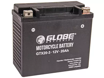 GLOBE GEL 12V 20AH 175X87X154 -/+ 310A (EN) - Euroglobe Mp-akut - 1805-GTX20-3 - 2