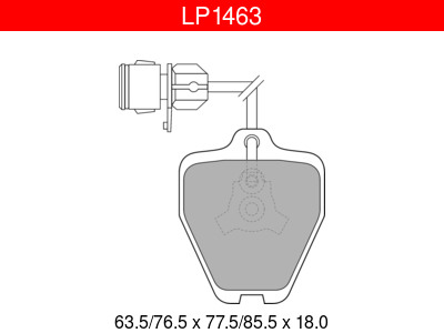 JARRUPALASARJA DELPHI ETU, AUDI # - Jarrupalasarjat - LP1463 - 1