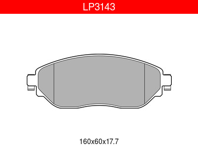 JARRUPALASARJA DELPHI ETU, OPEL RENAULT - Jarrupalasarjat - LP3143 - 1