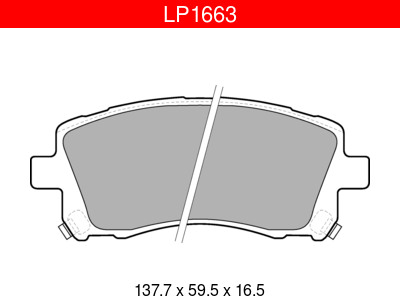 JARRUPALASARJA DELPHI ETU, SUBARU - Jarrupalasarjat - LP1663 - 1