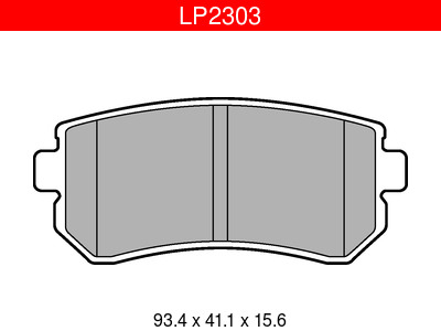JARRUPALASARJA DELPHI TAKA, HYUNDAI, KIA - Jarrupalasarjat - LP2303 - 1