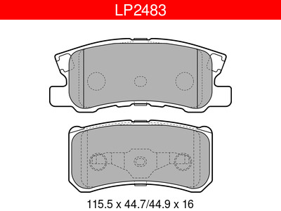 JARRUPALASARJA DELPHI TAKA PEUGEOT - Jarrupalasarjat - LP2483 - 1
