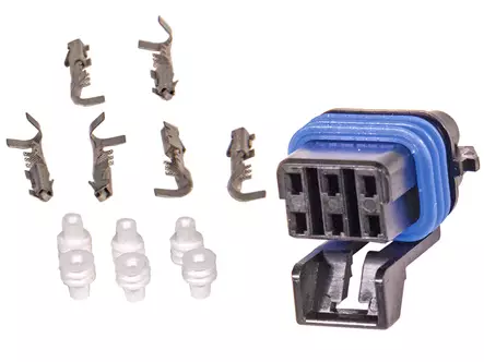 LIITINPISTOKE SRJ DELPHI 6-NAP NAARAS 0,5-1,00MM2 LIITTIMILLÄ - Liitinrasia Delphi - 4420963 - 1