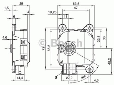 SÄÄTÖMOOTTORI - Ajovalojen säätömoottorit - 0132801143 - 2