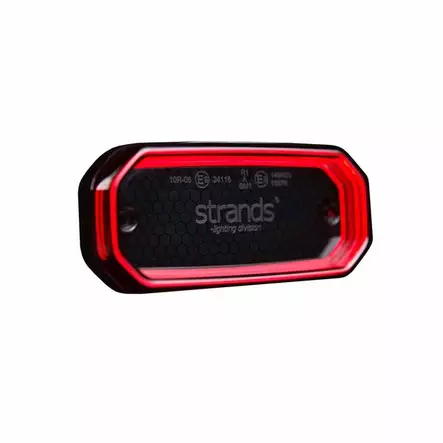 Strands FOR9T Scale led-äärivalo - punainen 10-40V - Punaiset äärivalot - 1605-850453 - 1