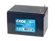 Exide EK143 AGM-lisäakku 12v 14Ah P150xL100xK100 +/- - Auxiliary  AGM-Lisäakut - 1815-EK143 - 1