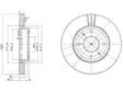 JARRULEVY DELPHI, 2 KPL / PKT, ETU, HYUNDAI - Jarrulevyt - BG4013 - 1