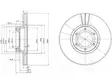 JARRULEVY DELPHI, 2 KPL / PKT, ETU, OPEL MOVANO / RENAULT # - Jarrulevyt - BG3553 - 1
