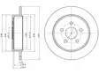 JARRULEVY DELPHI, 2 KPL / PKT, TAKA, CHRYSLER PT CRUISER - Jarrulevyt - BG4313 - 1