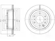 JARRULEVY DELPHI, 2 KPL / PKT, TAKA, MITSUBISHI - Jarrulevyt - BG4263 - 1