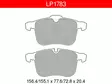 JARRUPALASARJA DELPHI ETU, OPEL, SAAB - Jarrupalasarjat - LP1783 - 1