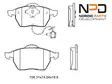JARRUPALASARJA NPD ETU, AUDI, SEAT, SKODA, VW - Jarrupalasarjat - BP10-1083 - 1